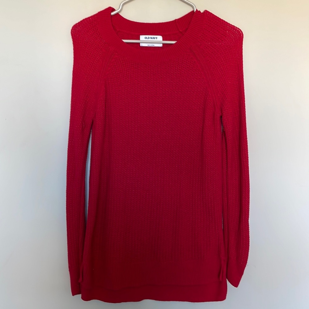Old navy red size small sweater